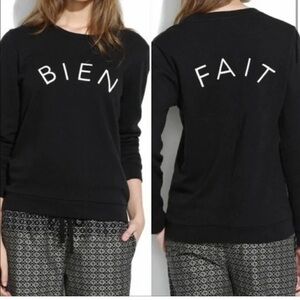 Madewell Bien Fait Terry Crewneck Sweatshirt